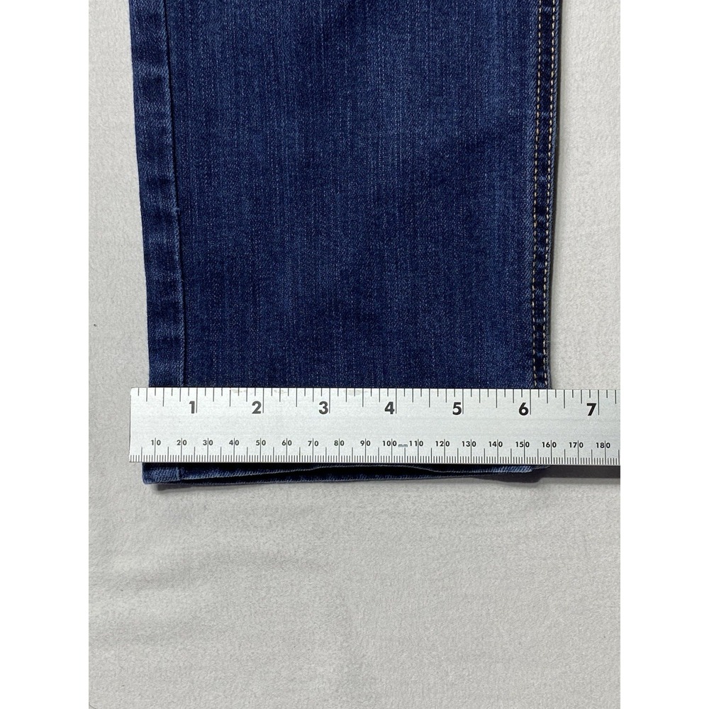 Hollister Jeans Womens 7L W28 L34 Low Rise Bootcut Dark Wash Stretch Denim - Picture 2 of 12